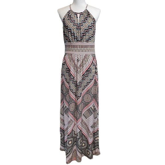 London Times Dresses & Skirts - London Times Print Maxi Dress.  Size 10